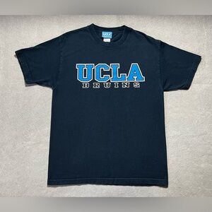UCLA Bruins T-Shirt Men’s XL Gold Standard Navy Blue Graphic Tee 100% Cotton